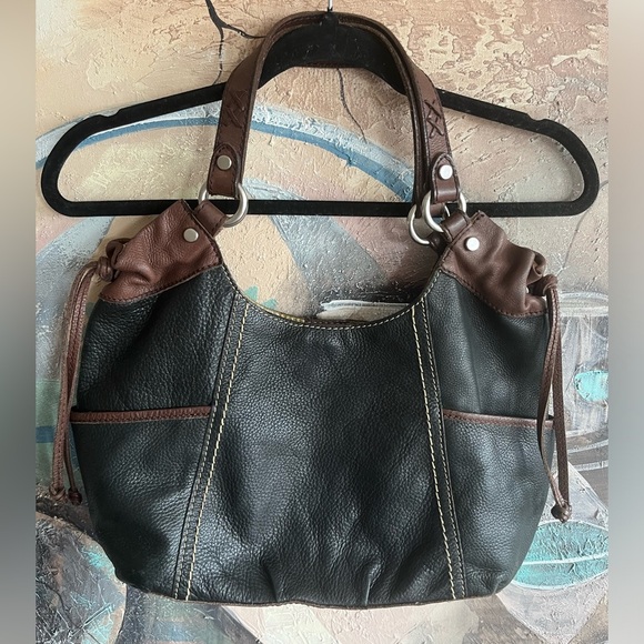 Vintage Fossil Leather Shoulder Bag - Picture 1 of 14